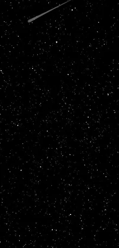 Mobile wallpaper featuring a black starry night sky.