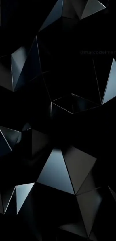 Black Triangle Black And White Live Wallpaper