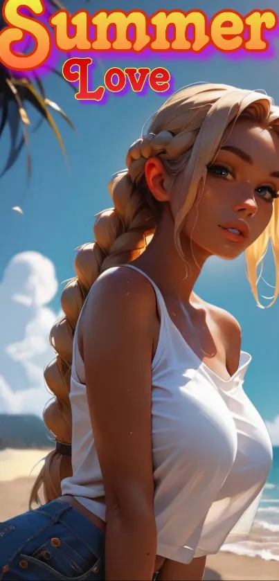 Blond Cg Artwork Animation Live Wallpaper