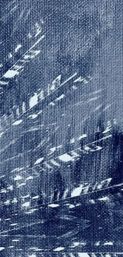 Abstract blue texture wallpaper with dynamic brush strokes.