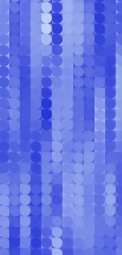 Abstract blue wallpaper with circular patterns.