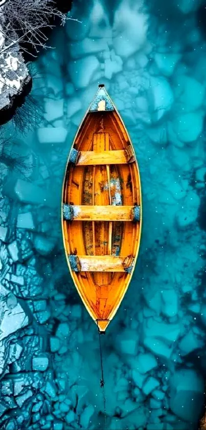 Blue Boat Watercraft Live Wallpaper