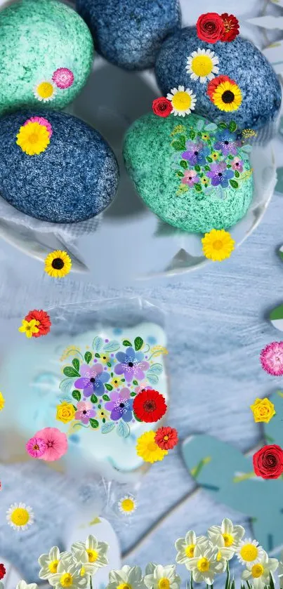 Blue Food Baking Live Wallpaper