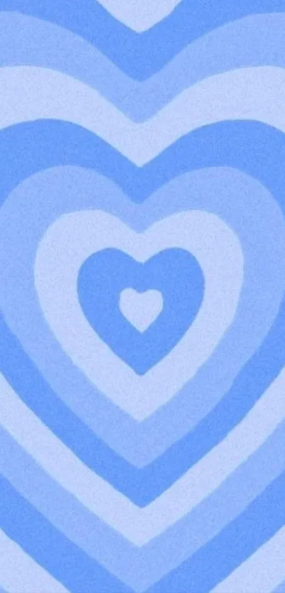 Abstract blue heart pattern wallpaper for phones.