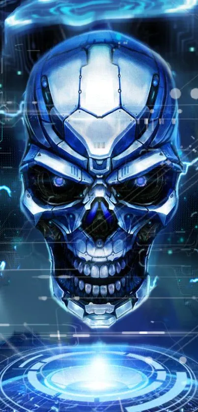 Blue Light Art Live Wallpaper