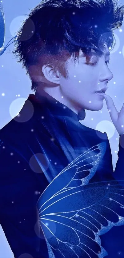 Blue Light Azure Live Wallpaper