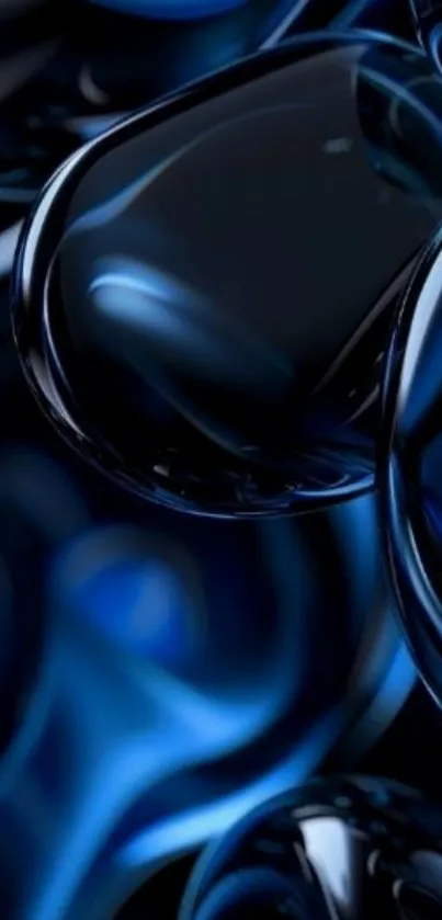 Blue Liquid Graphics Live Wallpaper