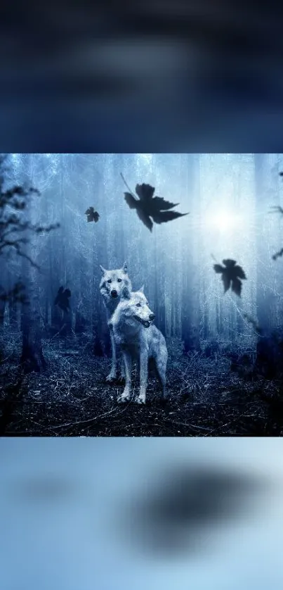 Blue Organism Tree Live Wallpaper