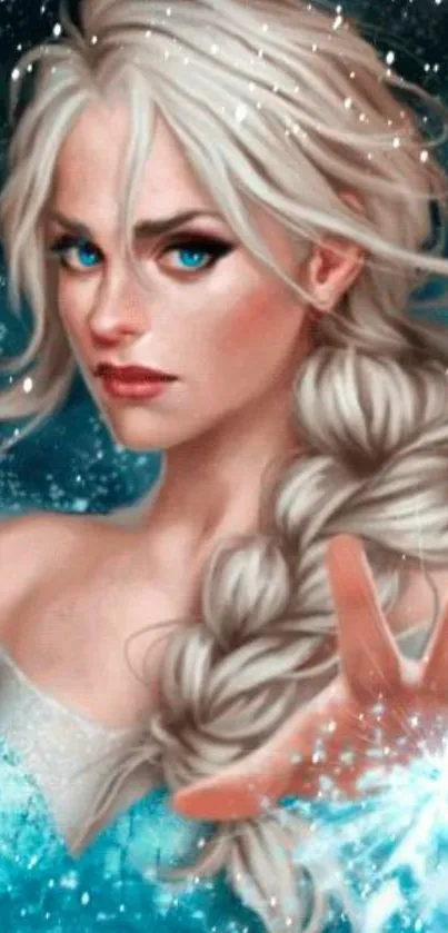 Blue Skin Eyebrow Live Wallpaper