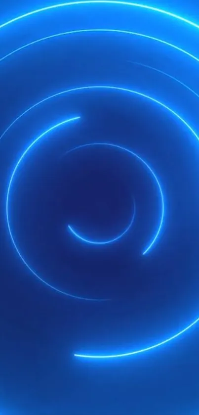 Blue Spiral Vortex Live Wallpaper