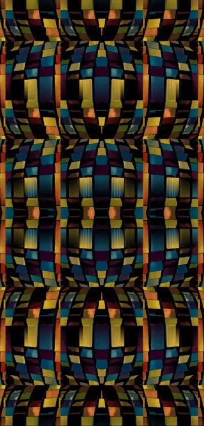 Blue Textile Tartan Live Wallpaper