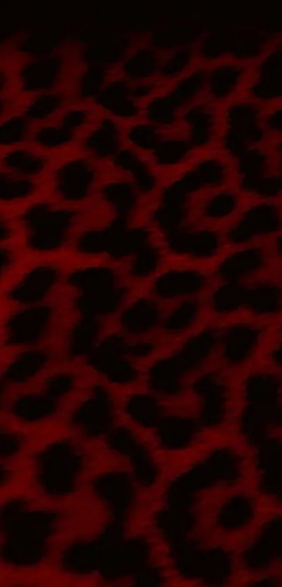 Bold red leopard print wallpaper for mobiles.