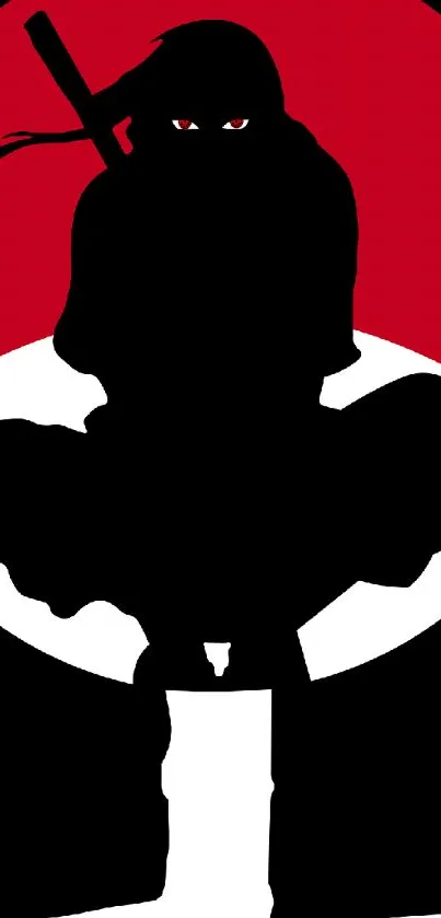 Bold Silhouette Anime Wallpaper - free download