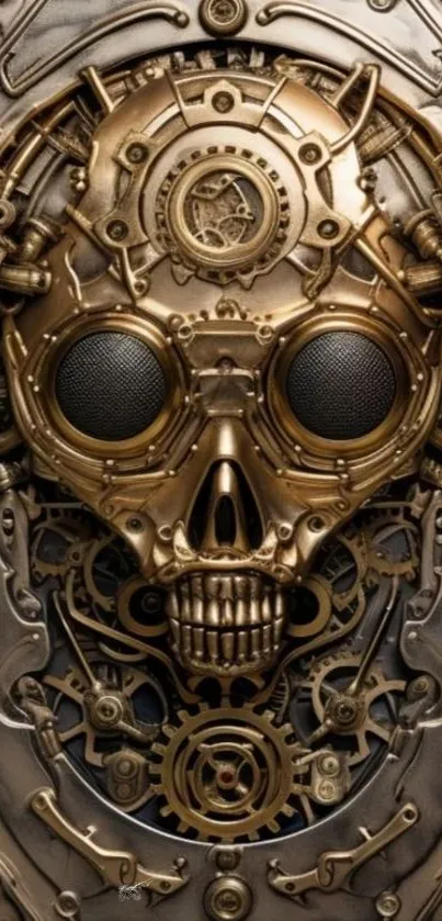 Bone Skull Machine Live Wallpaper