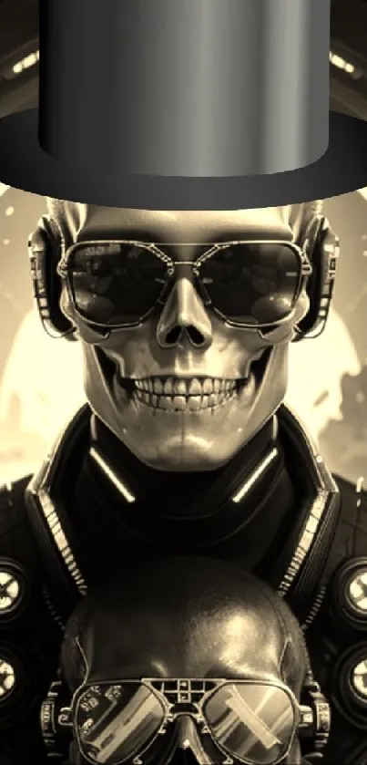 Bone Skull Mask Live Wallpaper