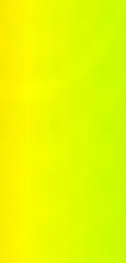 Vibrant yellow-green gradient wallpaper with a modern aesthetic.