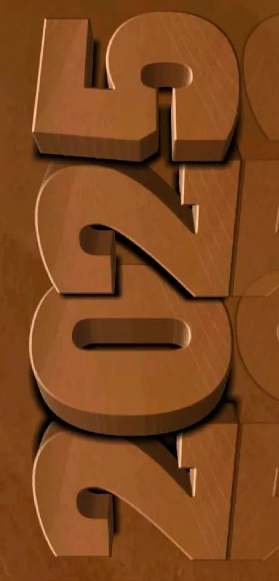 Brown Font Orange Live Wallpaper
