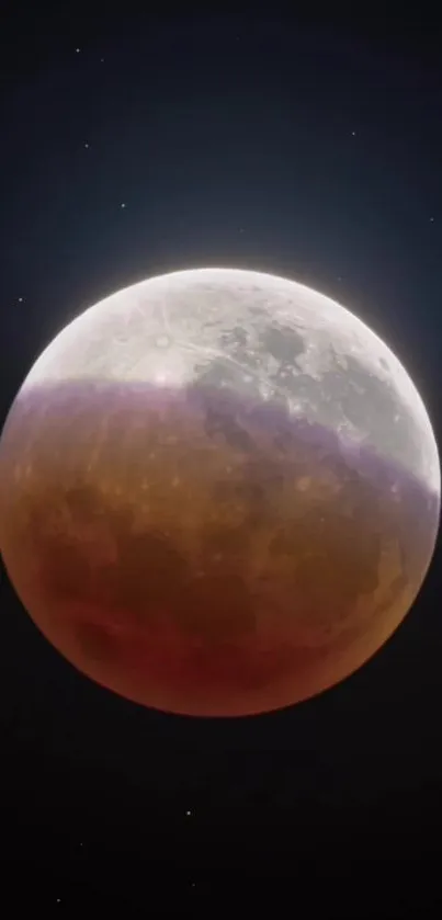 Brown Moon Sky Live Wallpaper