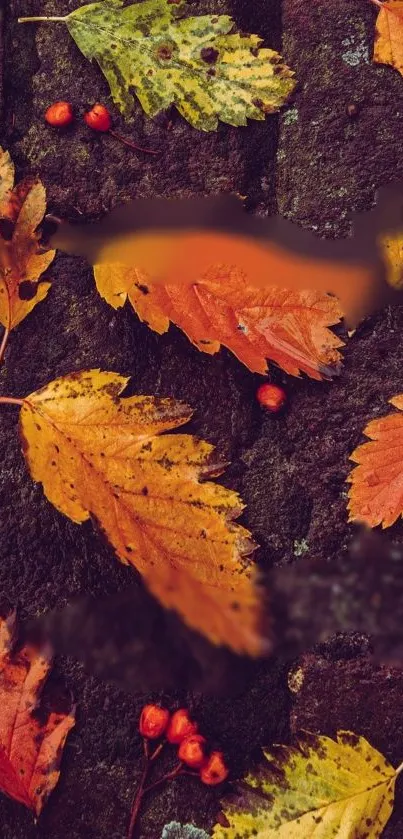 Brown Plant Leaf Live Wallpaper