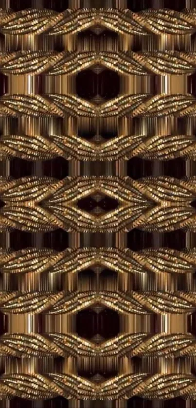 Brown Textile Gold Live Wallpaper