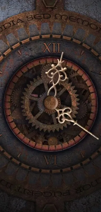 Brown Wood Circle Live Wallpaper