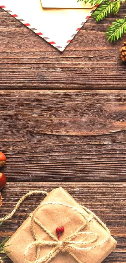 Brown Wood Orange Live Wallpaper