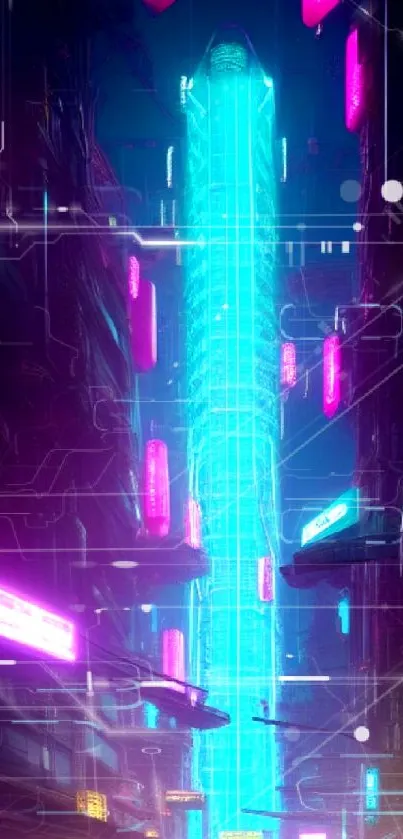 cyberpunk city Live Wallpaper