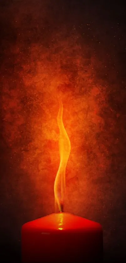 Candle Wax Orange Live Wallpaper