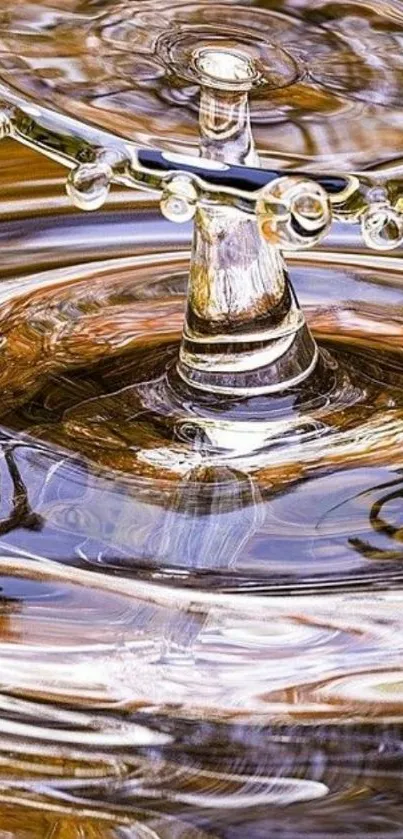 Artistic water splash capturing motion and fluidity in stunning detail.