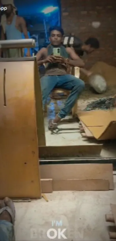 Cardboard Shipping Box Live Wallpaper