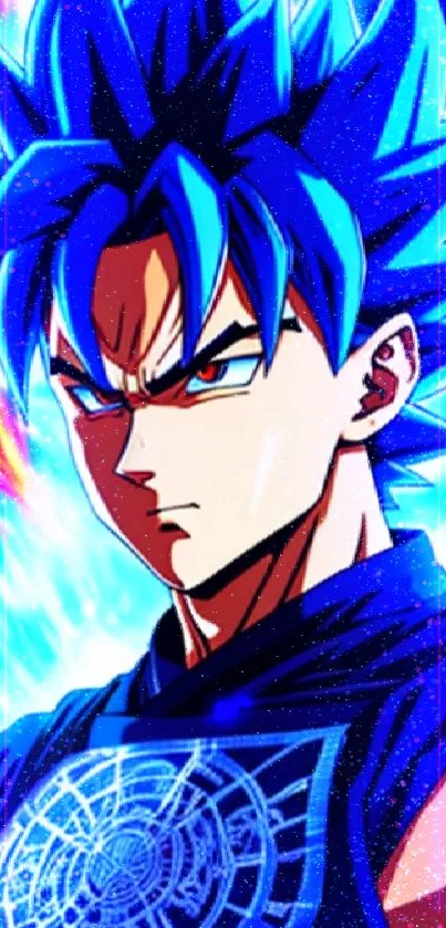 Cartoon Blue Art Live Wallpaper