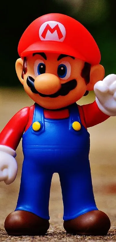 Cartoon plumbers in colorful attire standing on a vibrant path.