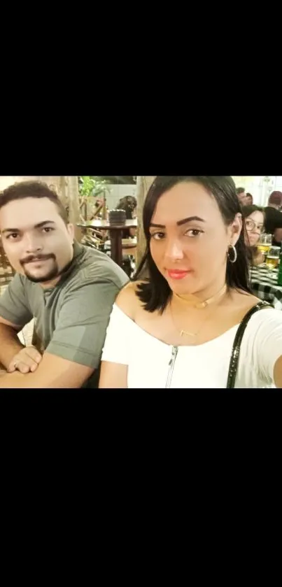 Casual dining setting with warm lighting.