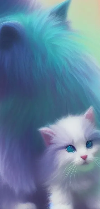 Cat Carnivore Azure Live Wallpaper