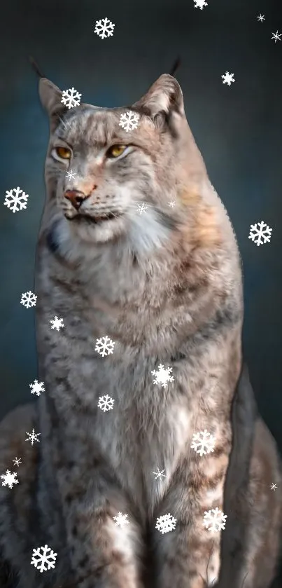 snow lynx Live Wallpaper