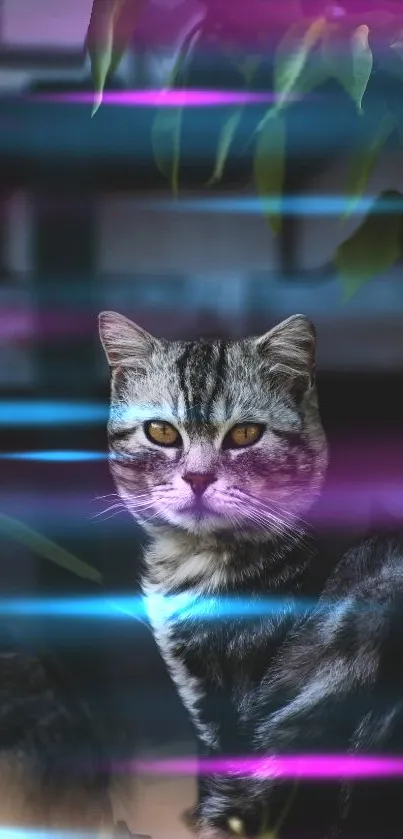 Cat Purple Carnivore Live Wallpaper