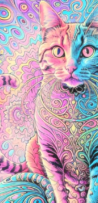 Cat Vertebrate Art Paint Live Wallpaper