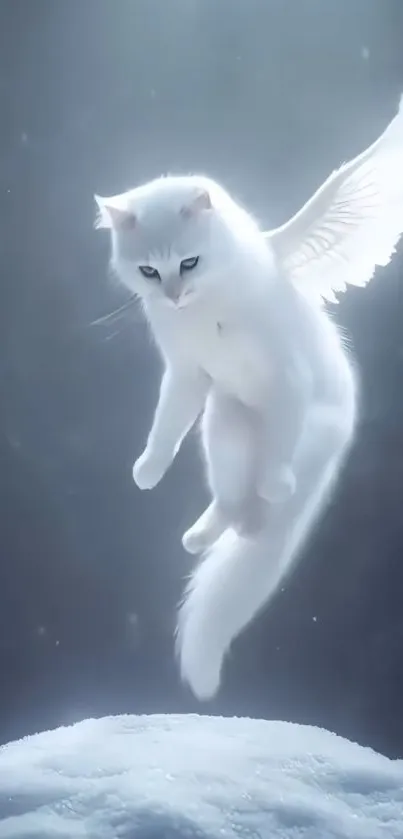 Cat White Felinae Live Wallpaper