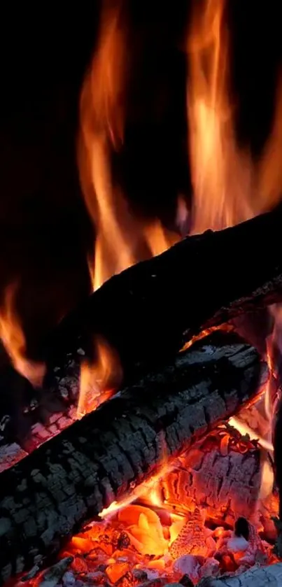 Charcoal Fire Heat Live Wallpaper