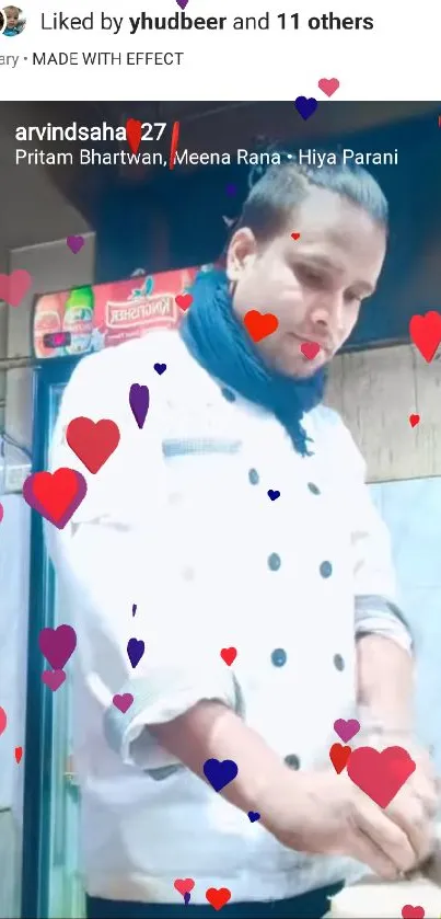 Chef skillfully preparing food in kitchen.