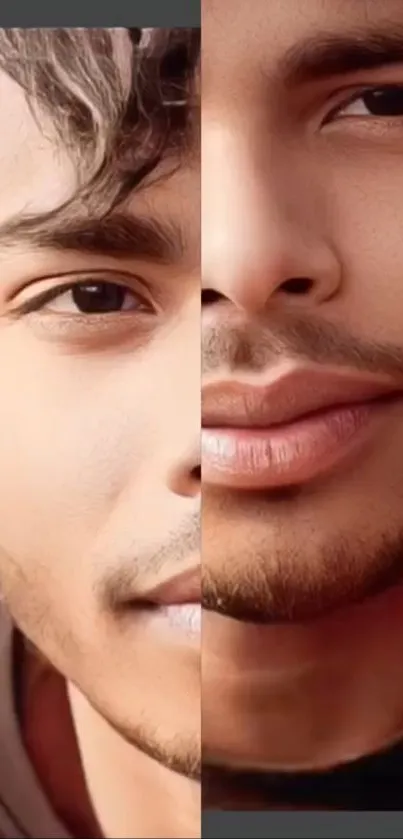 Chin Cheek Eyebrow Live Wallpaper