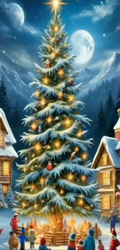 Christmas Decoration Christmas Tree Christmas Day Live Wallpaper