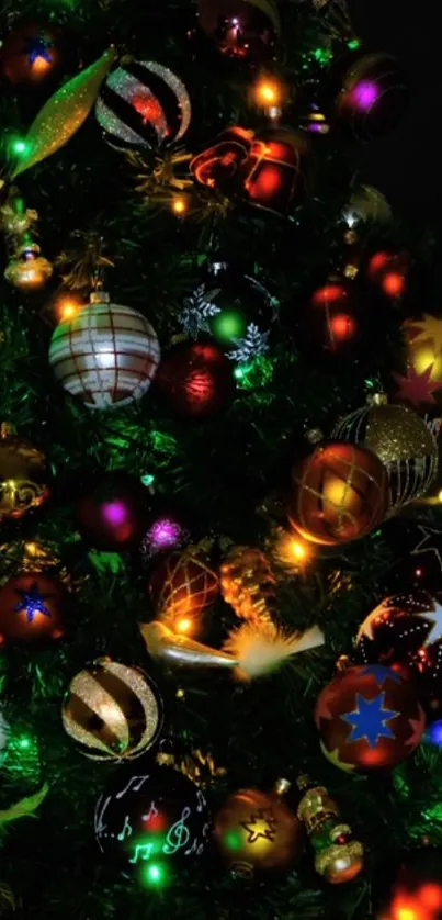 Christmas Tree Plant Christmas Ornament Live Wallpaper