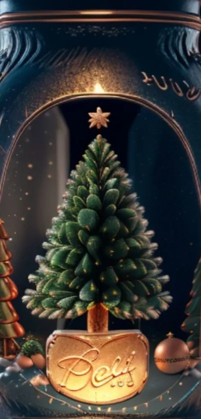 Christmas Tree Plant Green Live Wallpaper