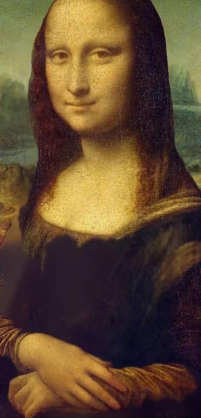 Mona Lisa classic art mobile wallpaper