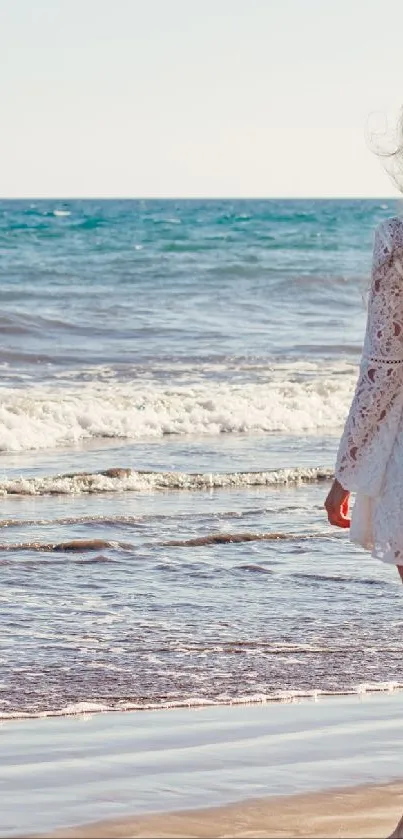 at a beach Live Wallpaper