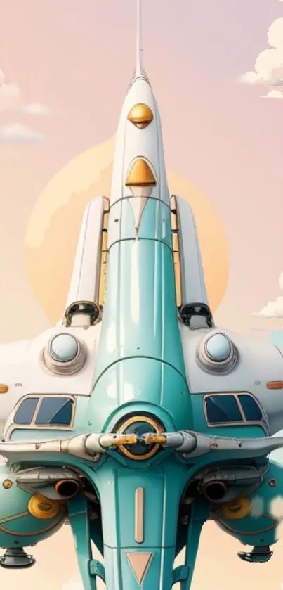 Cloud Aircraft Space Shuttle Live Wallpaper