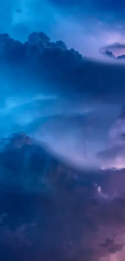 Cloud Sky Blue Live Wallpaper