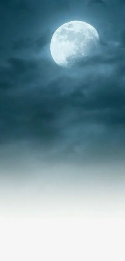 Cloud Sky Moon Live Wallpaper