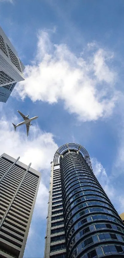 Cloud Sky Skyscraper Live Wallpaper